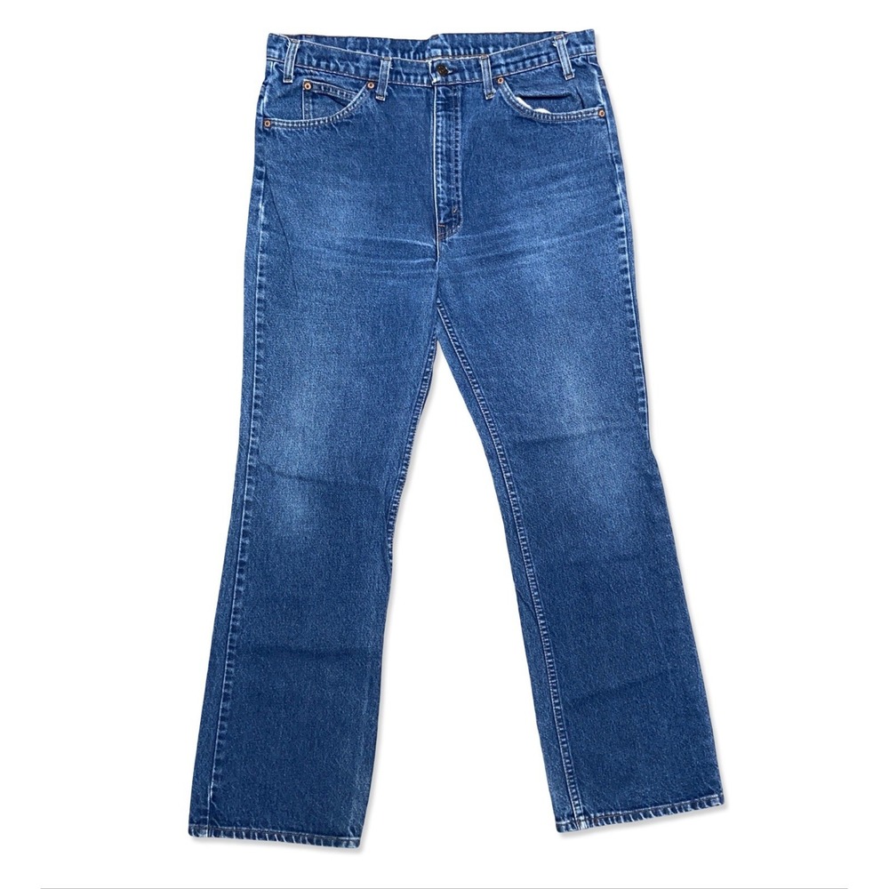 Vintage 90s Levi's 517 Boot Cut Jeans USA Made 1992 Size 38x32 Denim VTG
